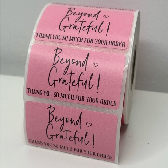 Thank You Stickers for Poshmark 2" | shipping supplies 100 pcs - Picture 2 of 13